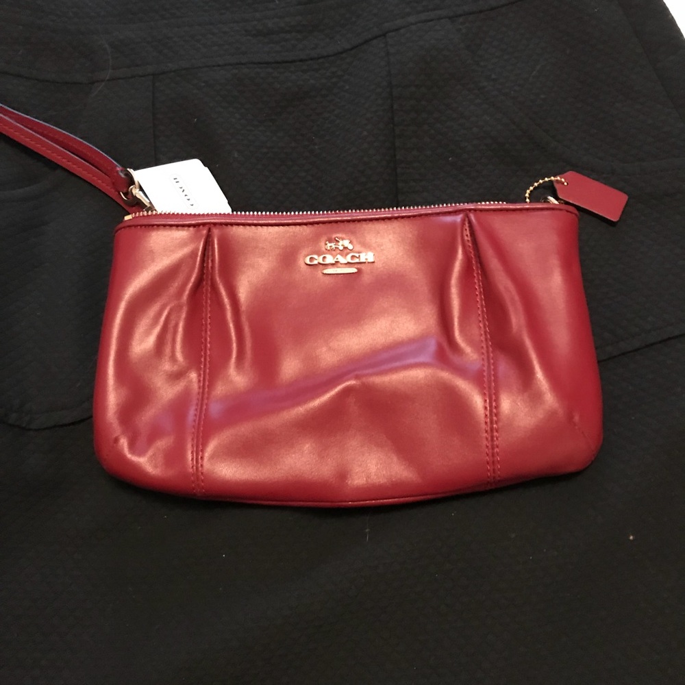 Coach Clutch with strap